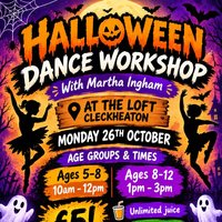 Halloween Dance WorkShop at The Loft Cleckheaton 