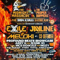 The Midnight Massacre VS The Proper Boppers at Shieks Nightclub