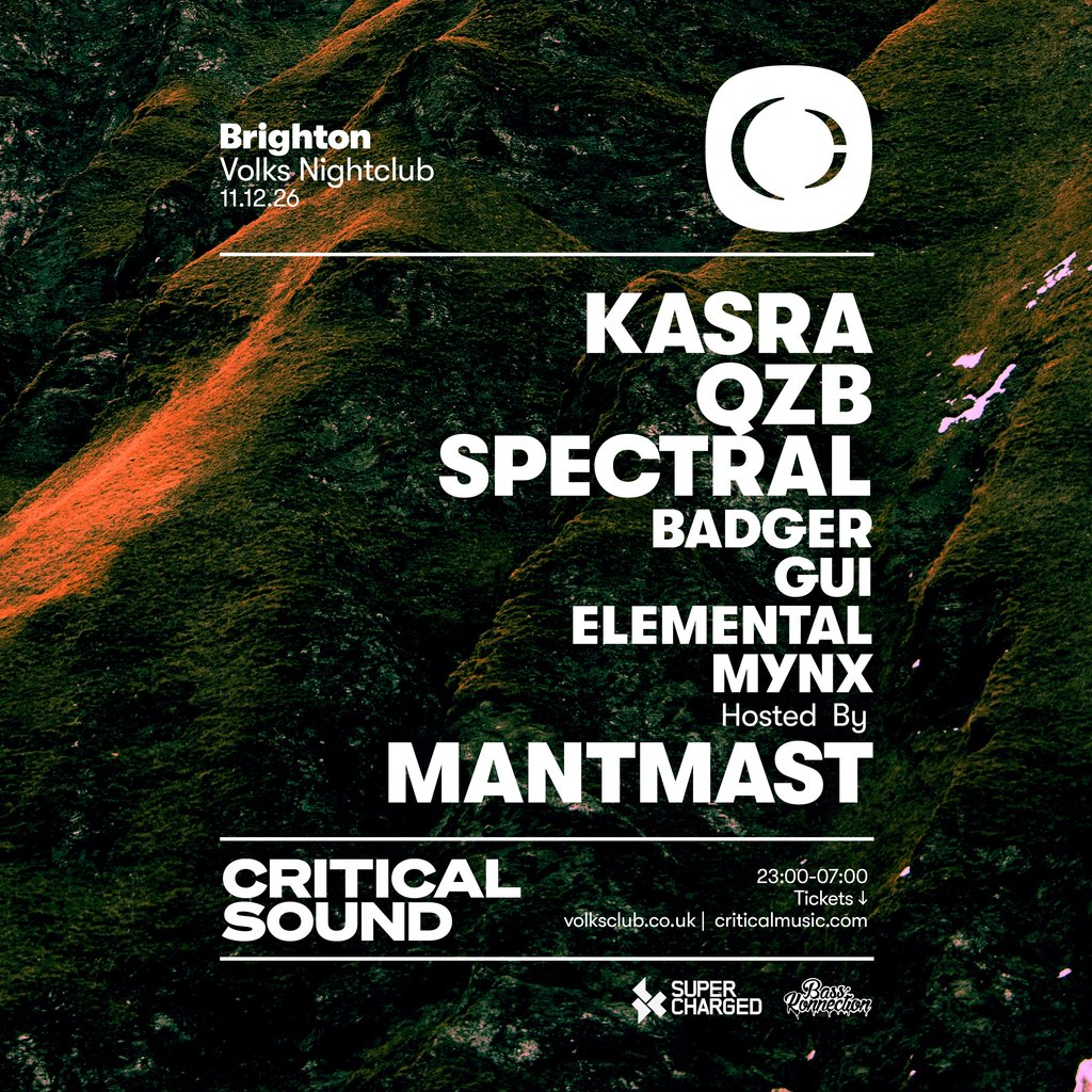 Critical Sound: Kasra, QZB, Spectral at The Volks Nightclub, Brighton