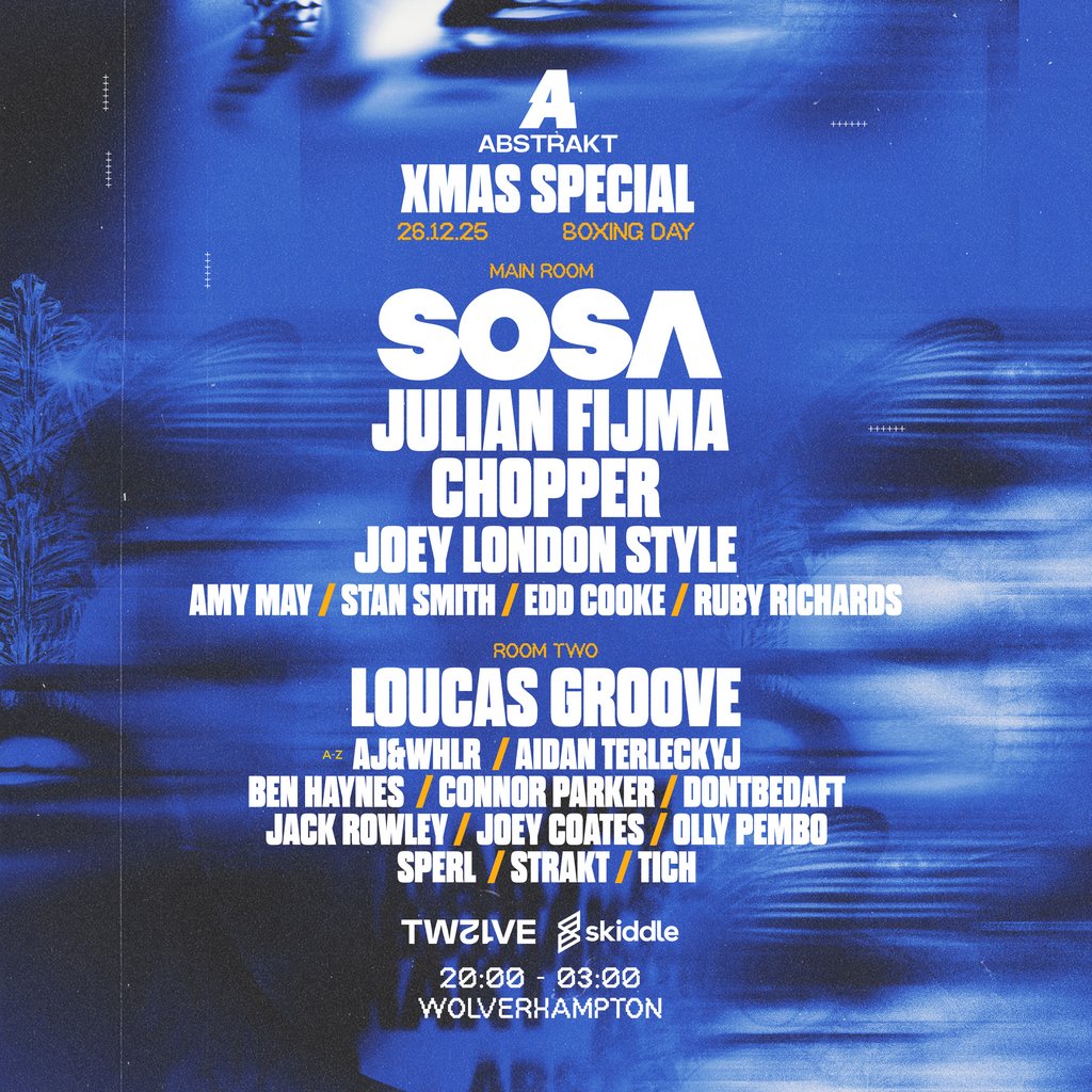 Abstrakt Xmas Special 'Sosa Returns' event
