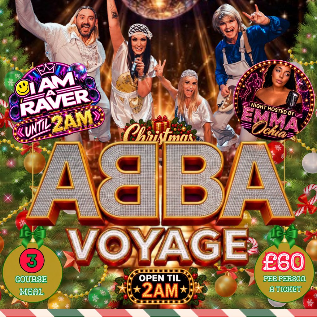 Christmas in the Glasgow Irish Centre Presents ABBA Voyage Night at Graces Glasgow, Glasgow
