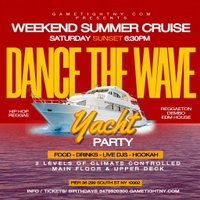 NYC Dance the Wave Saturday Sunset Booze Cruise Yacht Party at Pier 36
