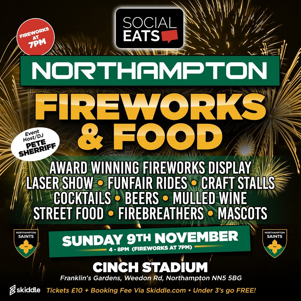 Fireworks & Food Northampton Saints 2025