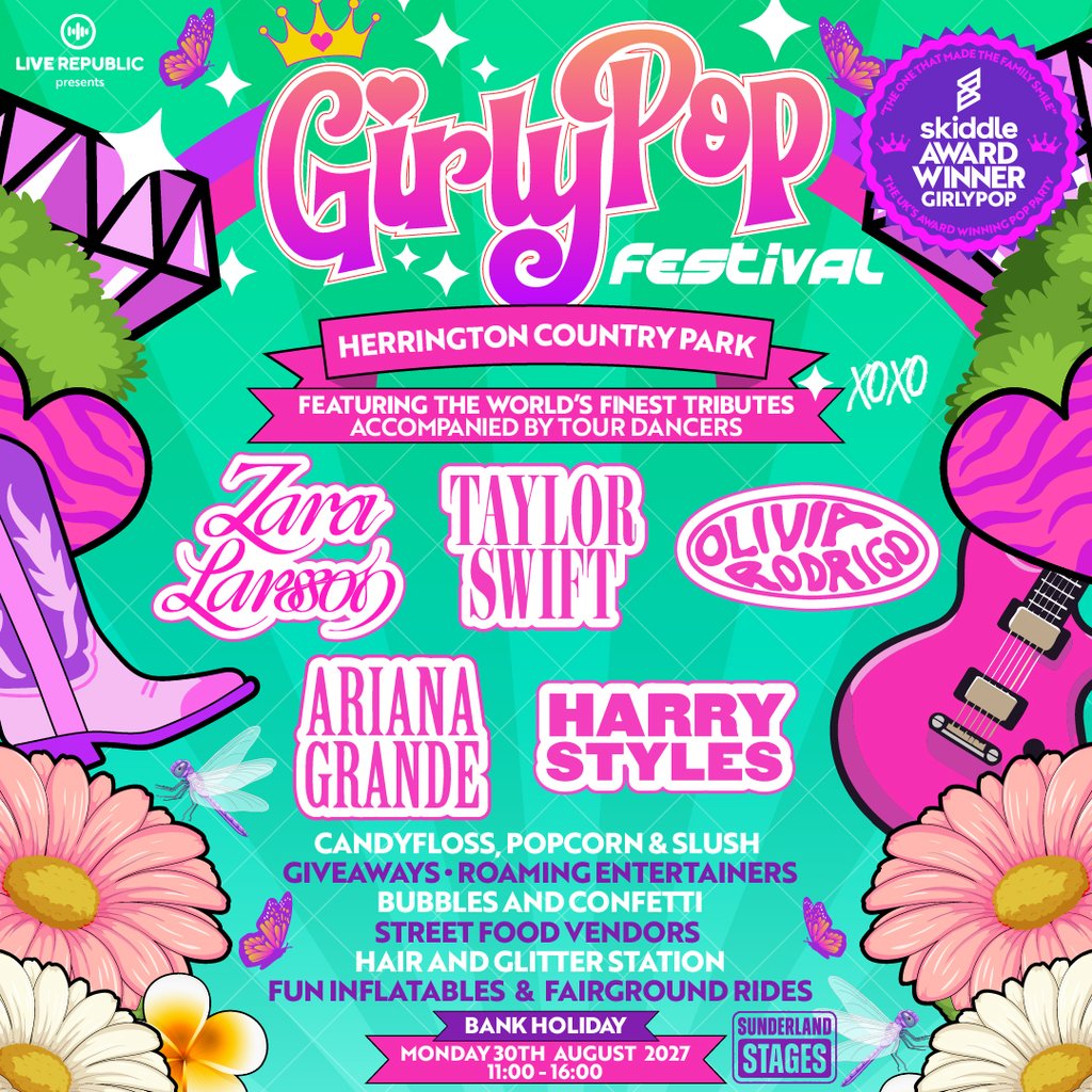 GirlyPop Summer Festival | Herrington Park, North East