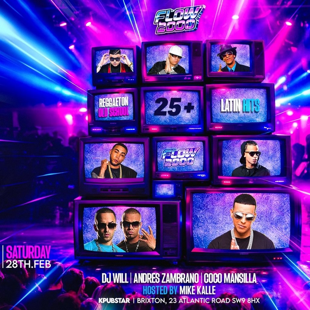 Flow 2000 - Old School Reggaeton & Latin Hits (Early Party|25+)