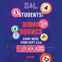 Student Bingo Brunch at Slug And Lettuce Liverpool