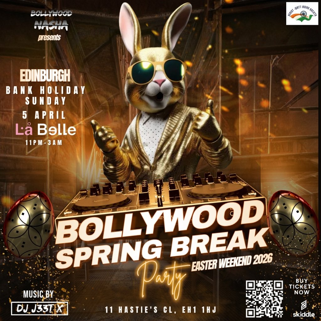 Bollywood Spring Break Party: Easter Sunday 2026: Edinburgh