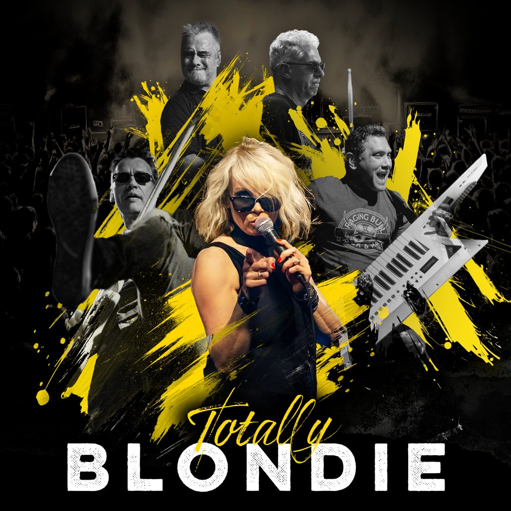 Totally Blondie — gig artwork