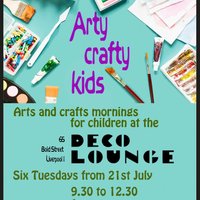 Arty Crafty Kids - Summer Holiday Workshops at Deco Lounge