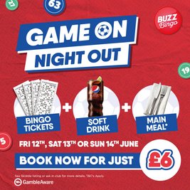 Bingo Balls: Eat, Drink & Play for £6 - Buzz Bingo Clacton