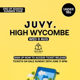 JUVY Under 18s - End Of School Tour.- Weds 6 Aug - High Wycomb
