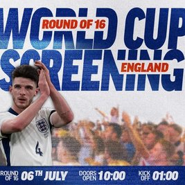 England v Mexico / last entry 11.45pm