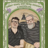Spider Stacy and Nicky Stewart in conversation with Jules Boyle at McChuills