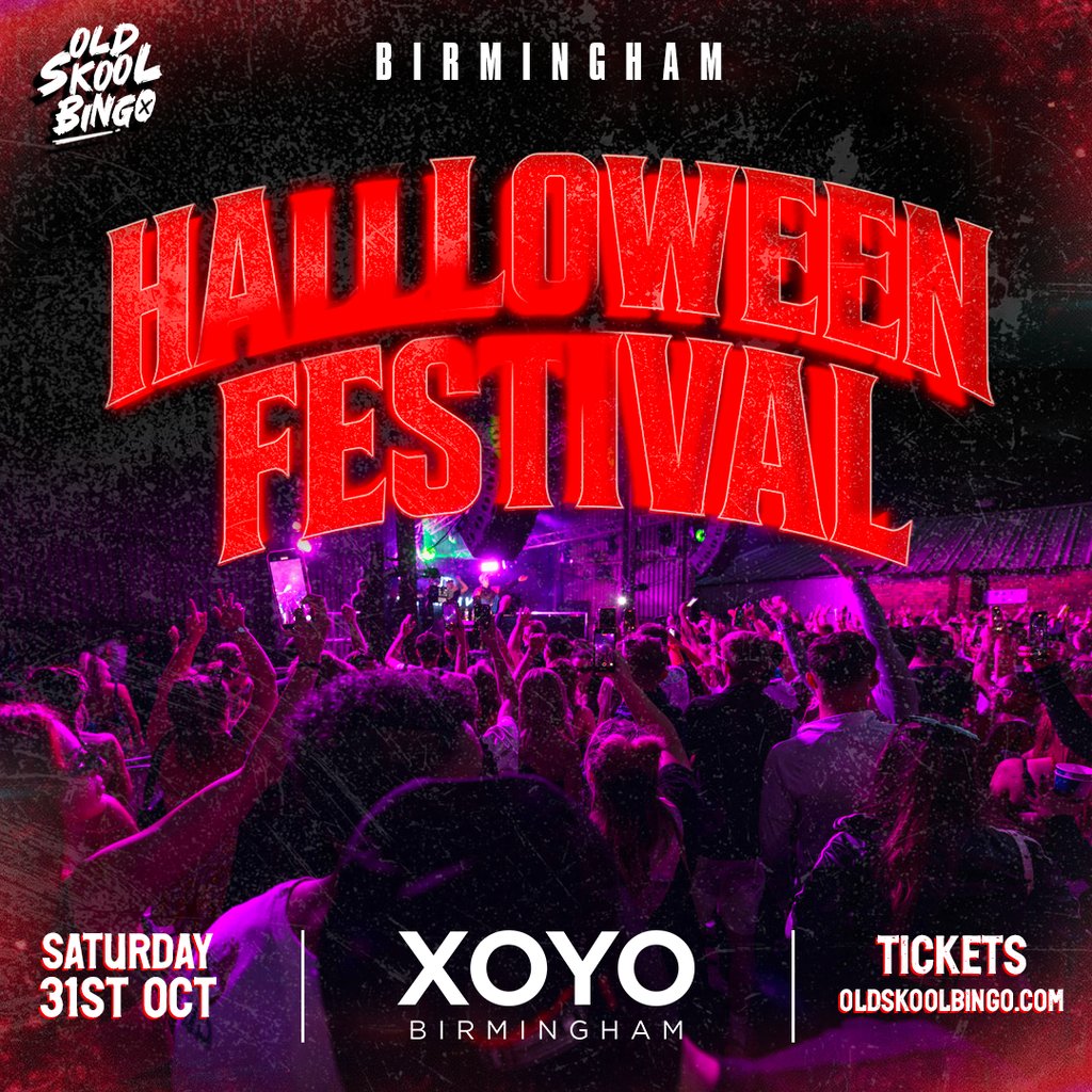 Old Skool Bingo Sat 31st Oct Halloween Festival Birmingham at XOYO, Birmingham