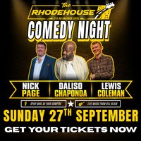 Top Comedy at The Rhodehouse at The Rhodehouse