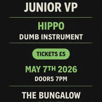 Junior VP / Hippo / Dumb Instrument at The Bungalow Bar