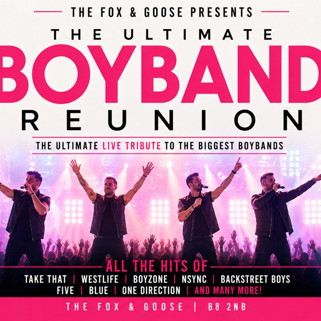The Ultimate Boyband Reunion - Live at The Fox And Goose Pub, Birmingham