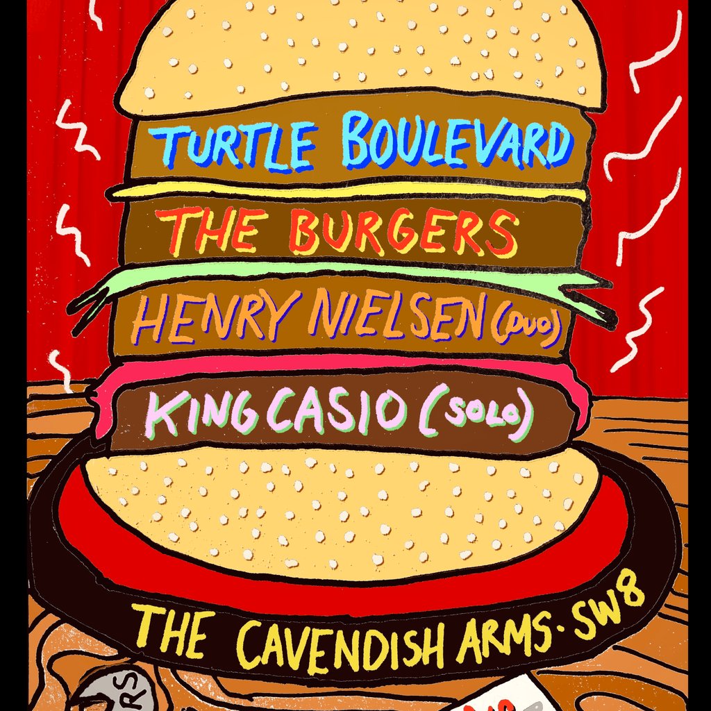 Turtle Boulevard+The Burgers+Henry Nielsen+King Casio Image