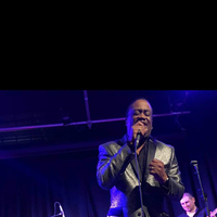 Eban Brown former lead singer with The Stylistics at Tickles Music Hall