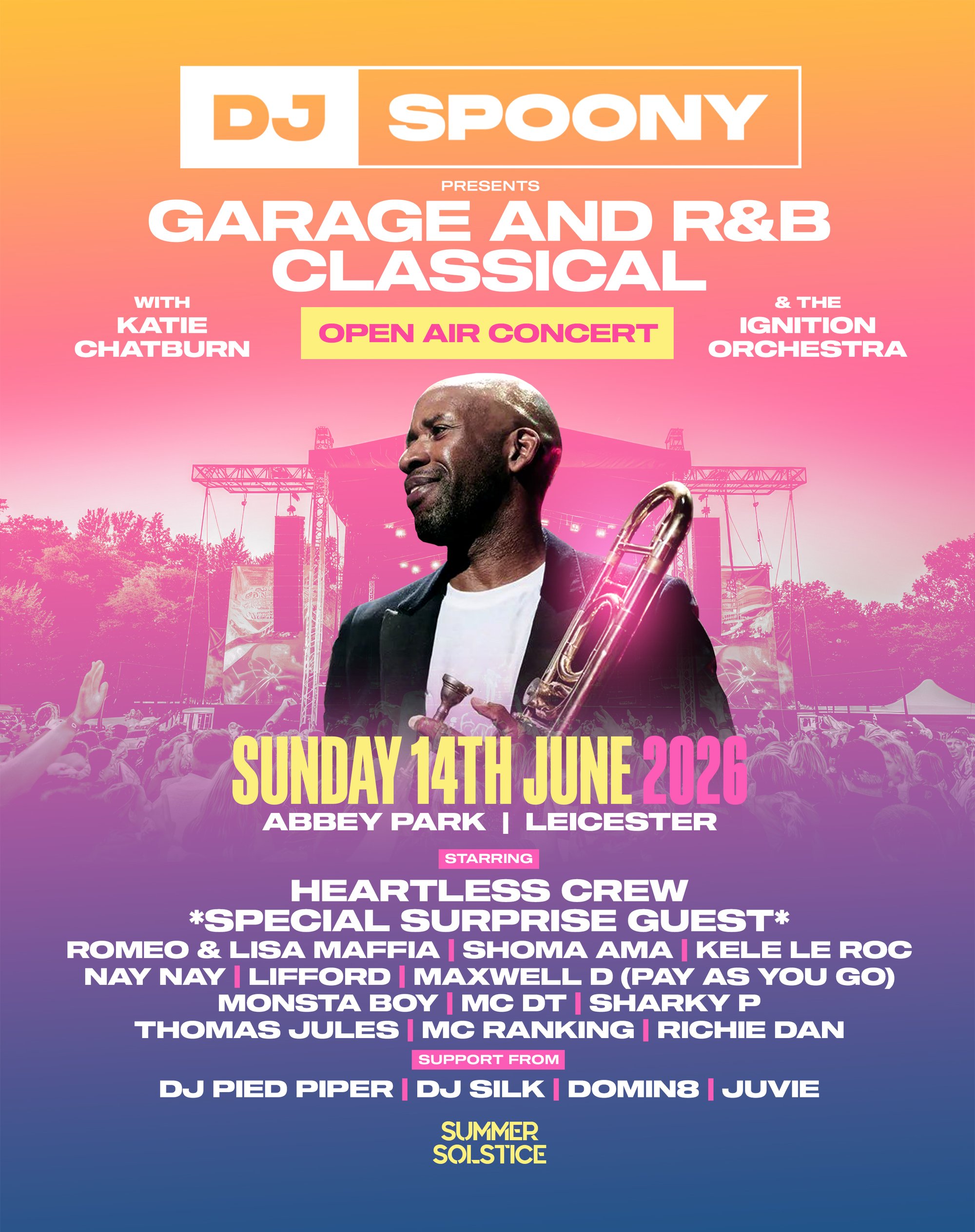 DJ Spoony presents Garage and R&B Classical | Abbey Park Leicester