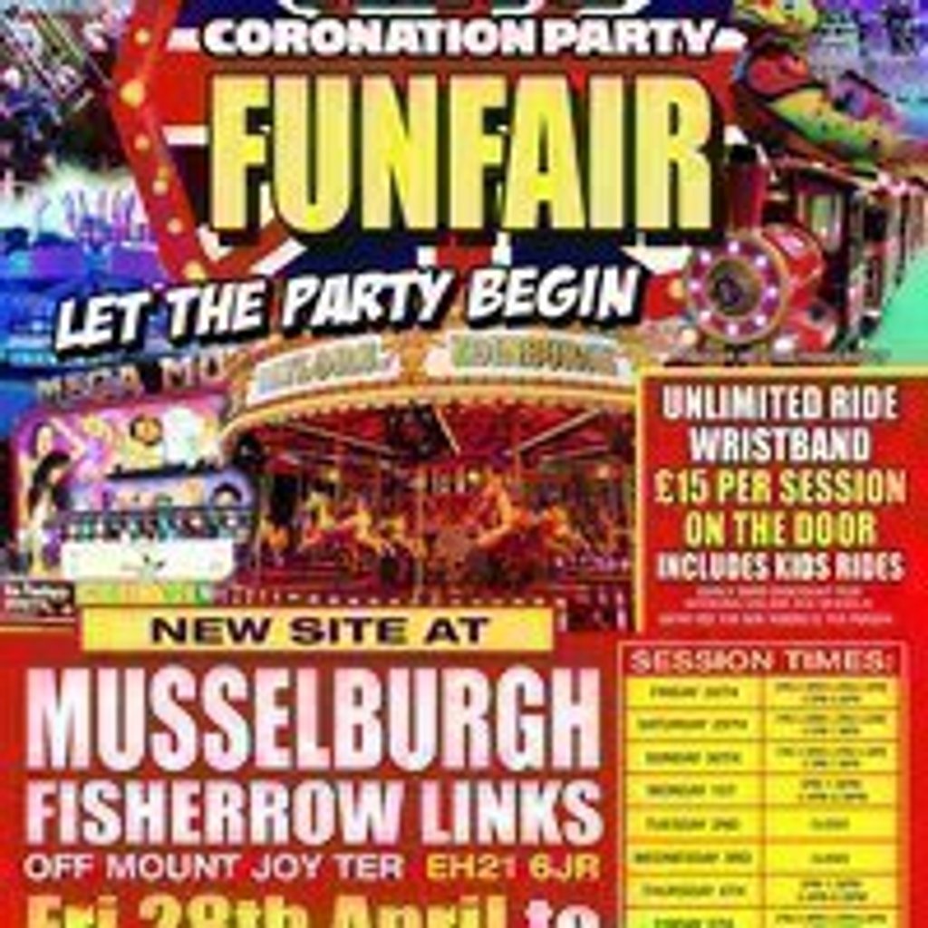 Taylor's of Edinburgh presents King's Coronation Party Funfair Tickets