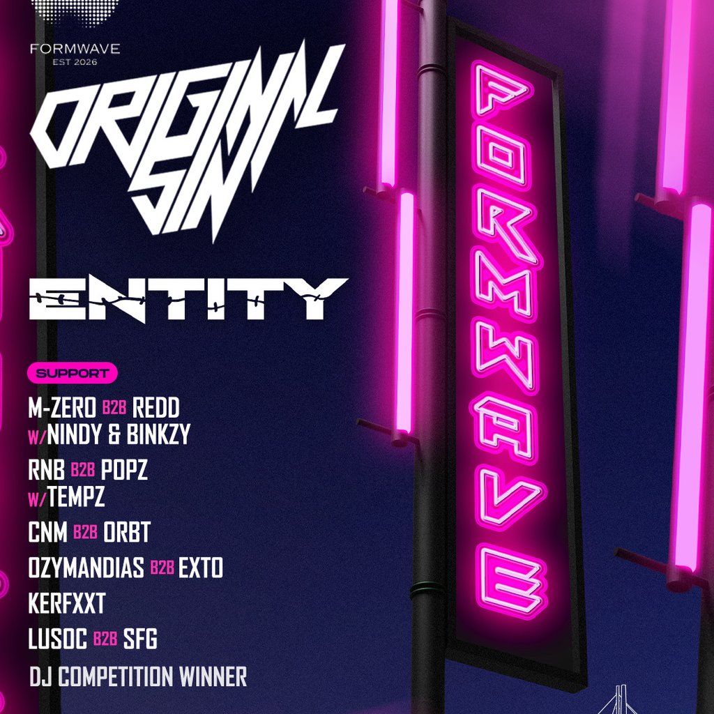 Formwave x 440: Original Sin, Entity & More
