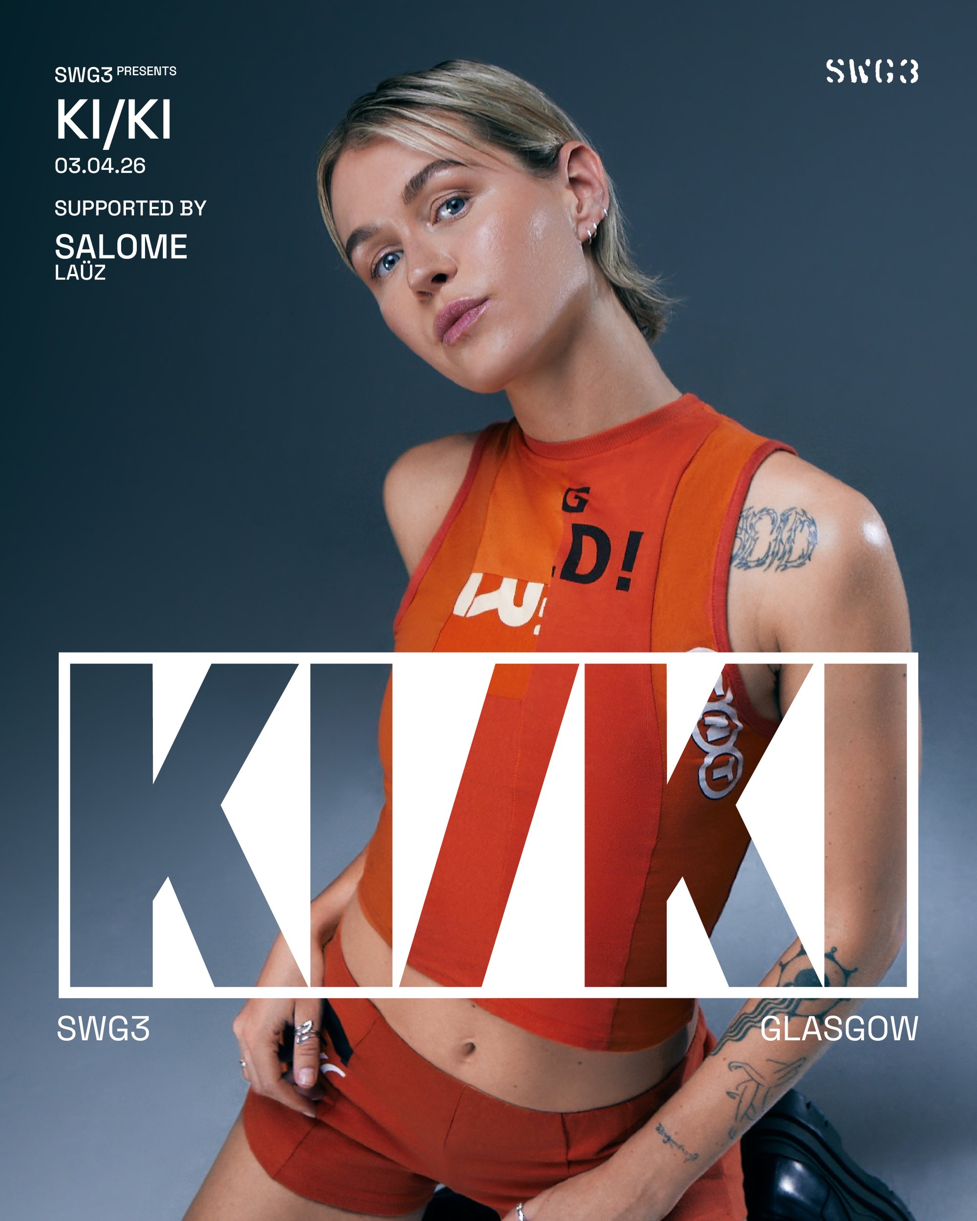 SWG3 Presents KI/KI | SWG3 Glasgow Fri 03 April 2026