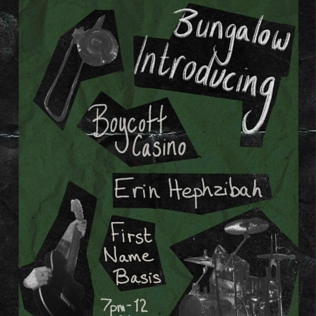 Boycott Casino, First Name Basis and Erin Hephzibah