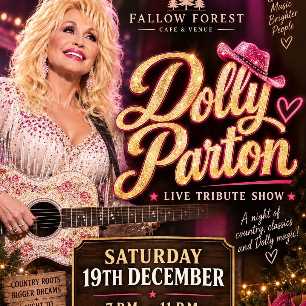 A Dolly Christmas at Fallow Forest Cafe And Venue, Cannock