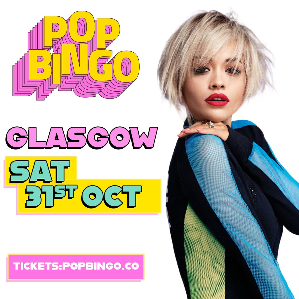 POP Bingo Sat 31st Oct Glasgow at Manuka, Glasgow