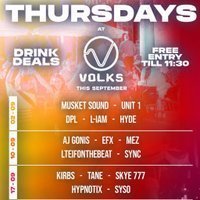 Sabotage Thursdays at the volks nightclub