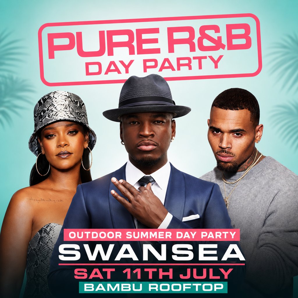 Pure R&B - Summer Rooftop Day Party Swansea