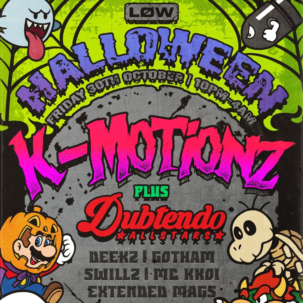 Low Halloween: K Motionz & Dubtendo Allstars at THE DEPO, Plymouth
