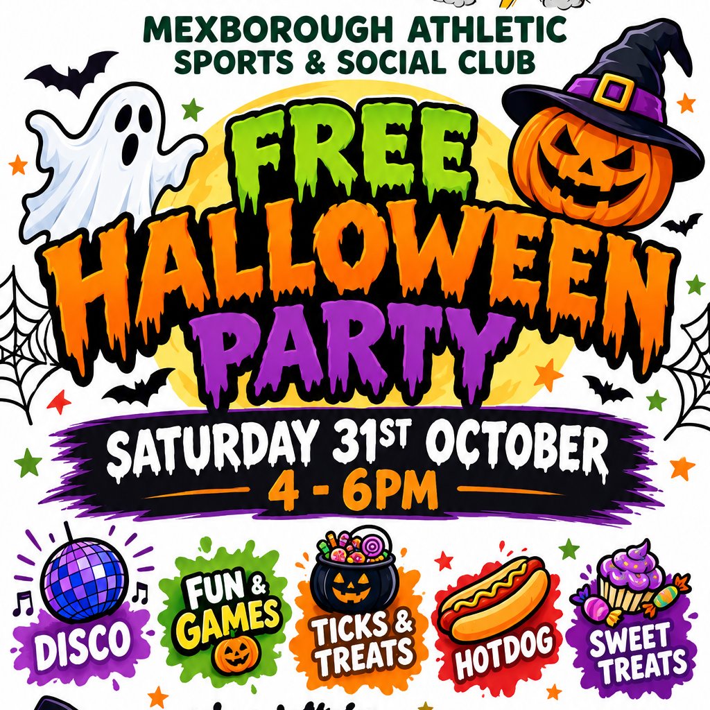 Halloween Party at Mexborough Athletic Sports And Social Club, Mexborough
