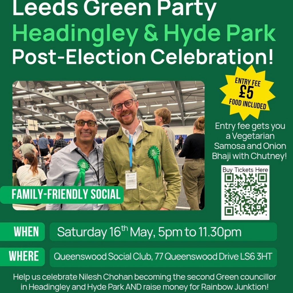 Leeds Green Party Headingley & Hyde Park Charity Event