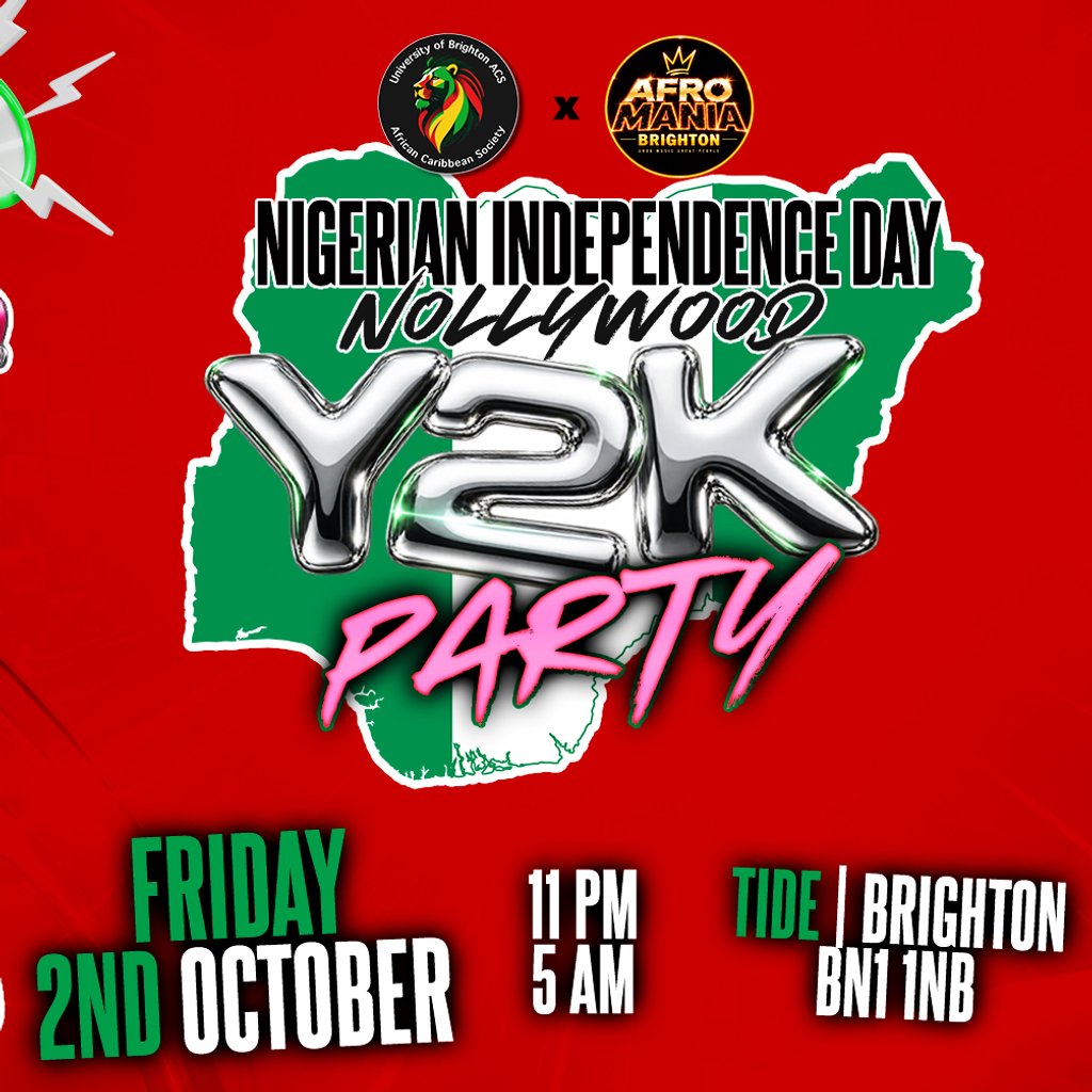 Nigerian Independence Day Y2K Party at Tide Nightclub, Brighton