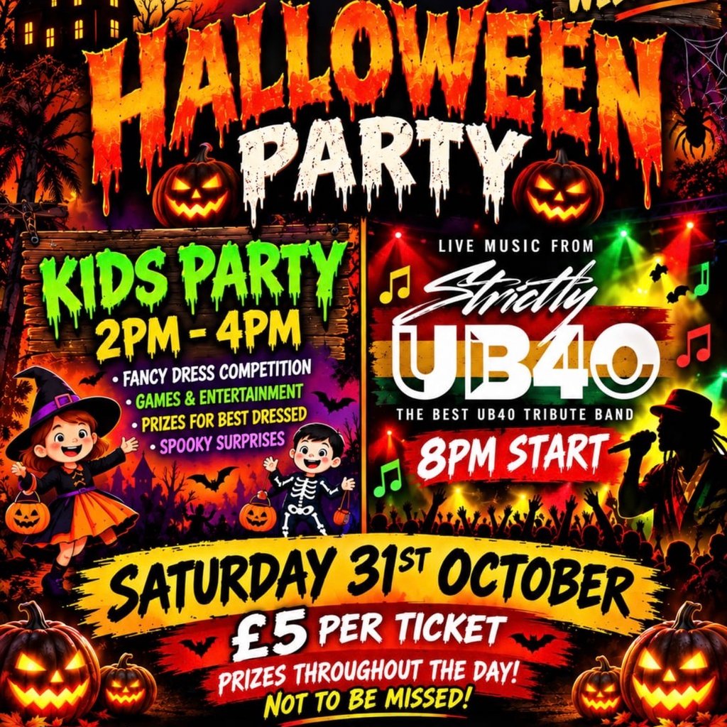 Halloween Party at The Anchor Inn Hartshill, Nuneaton