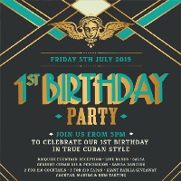 1st birthday party! at Revolucion De Cuba