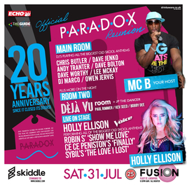PARADOX REUNION 20TH ANNIVERSARY