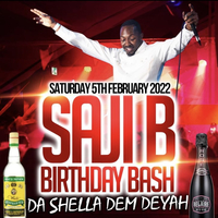 Saji b birthday bash “da shella dem deyah” at Manchester City Centre