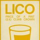 Lico | The Price of a Pint Event Title Pic