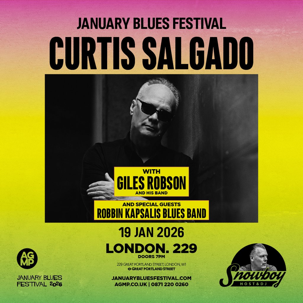 January Blues Fest: CURTIS SALGADO & GILES ROBSON