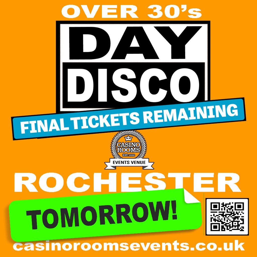 Day Disco (Over 30's) - Saturday 25th July 2026