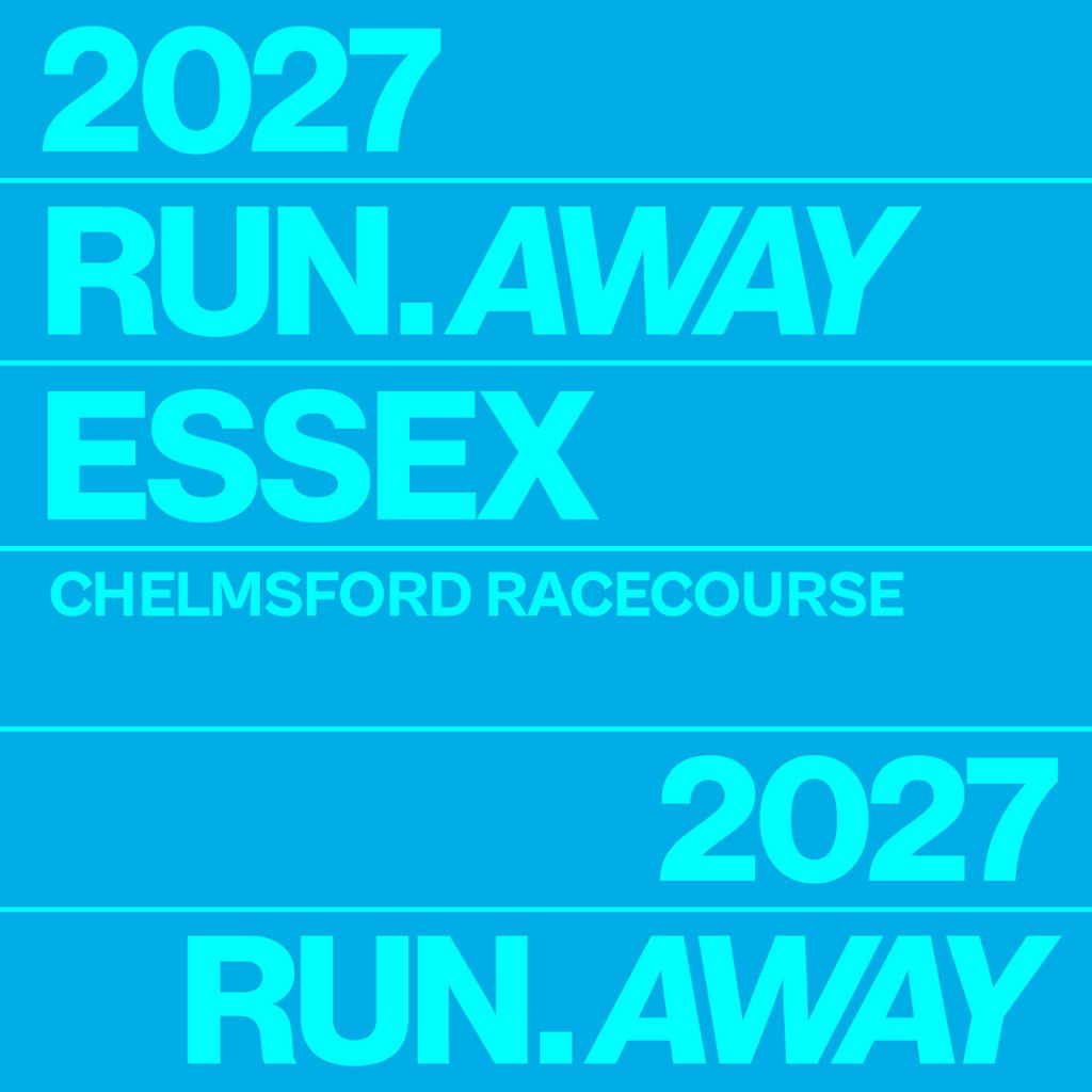 Run Away Festival 2027 – Bank Hol Sat 29 & Sun 30 May – Essex