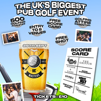 The MT Masters - Thes UK's biggest pub golf event at Revolution
