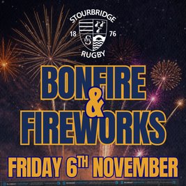 Bonfire & Fireworks at Stourbridge Rugby Club