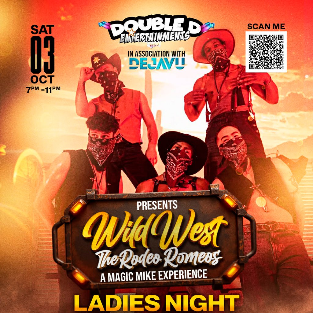 Ladies Night-WILD WEST-The Rodeo Romeo's-A Magic Mike Experience