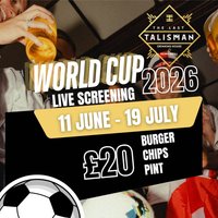 World Cup 2026 Live: England Vs DR Congo at The Last Talisman