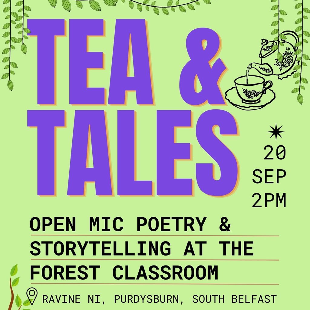 Ravine NI & Her Say: Tea and Tales at Ravine NI, Belfast,