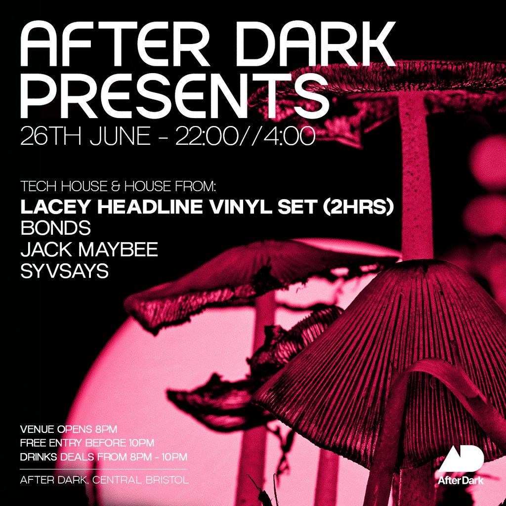 After Dark Presents....LACEY (2hr Vinyl Set) - House & Disco